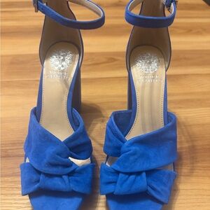 Vince Camuto Royal Blue Bow Heels